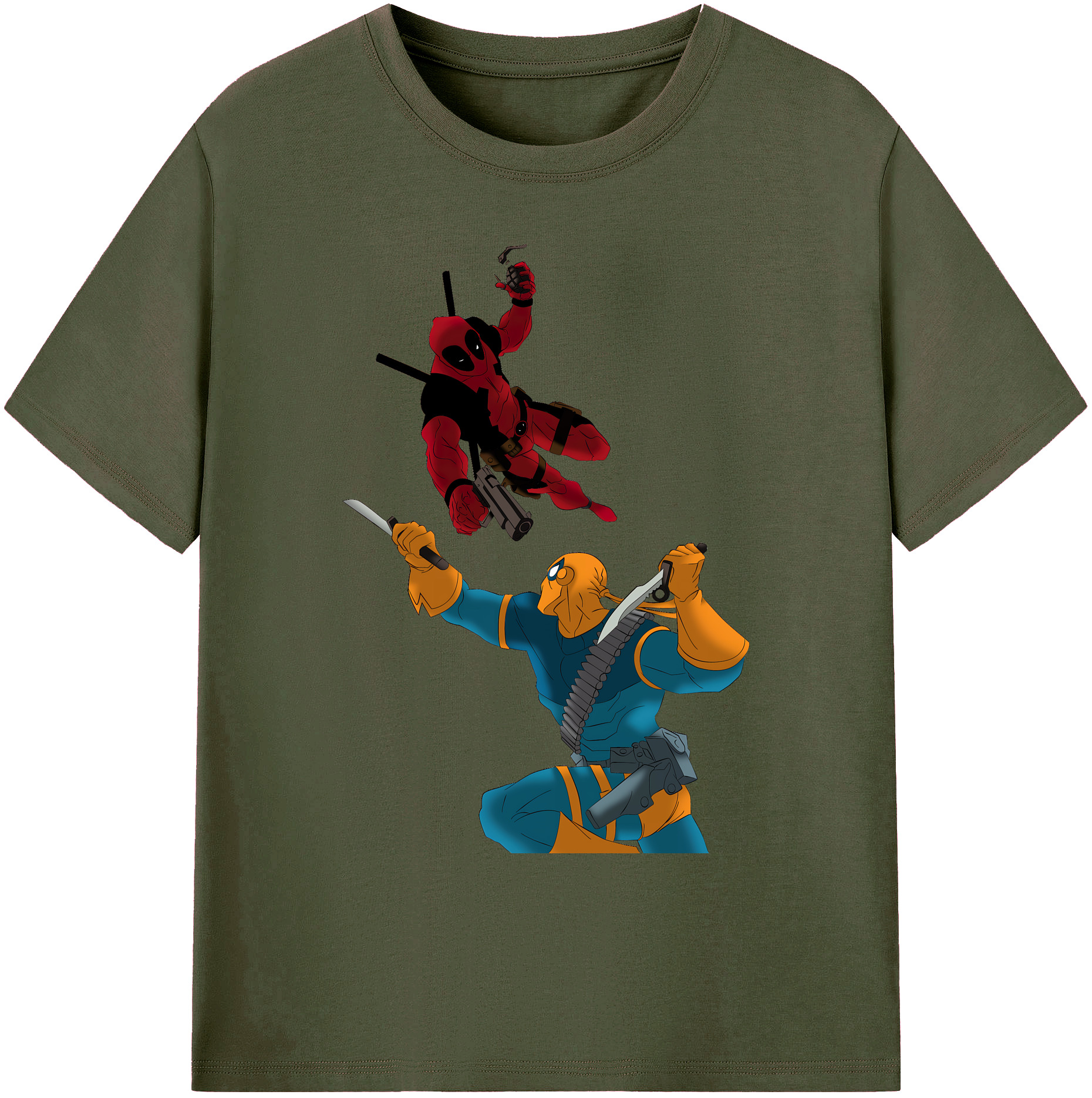 （画像用） Deadpool デッドプール 綿100％ メンズ半袖Tシャツ｜肌触りやわらか＆通気性